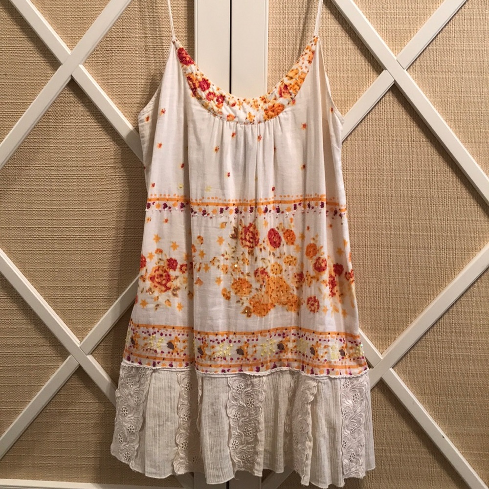 Free People beaded lace dress
